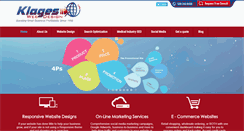 Desktop Screenshot of klageswebdesign.com