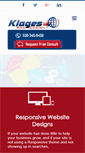 Mobile Screenshot of klageswebdesign.com